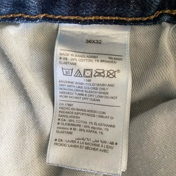 Old Navy Mens Loose Fit Blue Jeans Sz 36 x 32 Pre Owned Excellent Condition - Picture 4 of 6